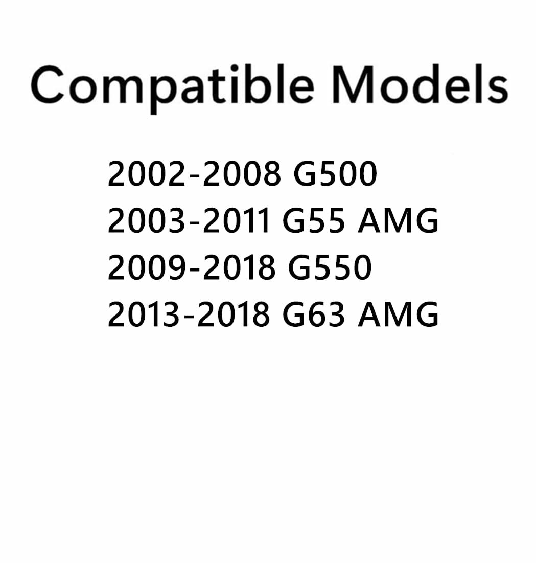 Driver Left Side Rear Quarter Window Privacy Glass w/Antenna Style Compatible with Mercedes Benz G500 / G55 AMG / G550 / G63 AMG 2002-2018 Models