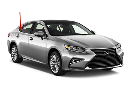 Passenger Right Side Rear Vent Window Vent Glass Compatible with Lexus ES300h Hybrid / ES350 2013-2018 Models