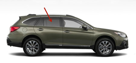 Passenger Right Side Rear Door Window Privacy Glass Compatible with Subaru Outback 2015-2019 Models
