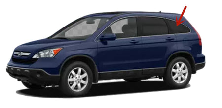 Driver Left Side Rear Quarter Glass Quarter Window Compatible with Honda CR-V 2007-2011 Models