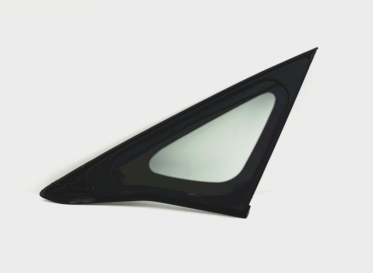 Tempered Chrome Molding Style Driver Left Side Quarter Window Quarter Glass Compatible with Honda Civic 4-Door Sedan 2022-2026 Models