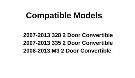 OEM Driver Left Side Door Window Door Glass Compatible with BMW 328i 335i 335is M3 2 Door Convertible 2007-2013 Models