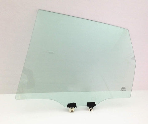 Driver Left Side Rear Door Window Door Glass Compatible with Honda Fit 2009-2014 Models