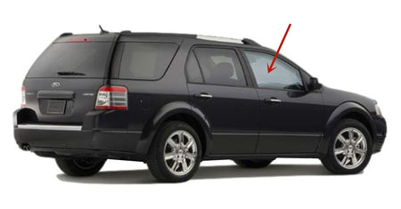 Passenger Right Side Front Door Window Door Glass Compatible with Ford Freestyle/Taurus X 2005-2009 Models