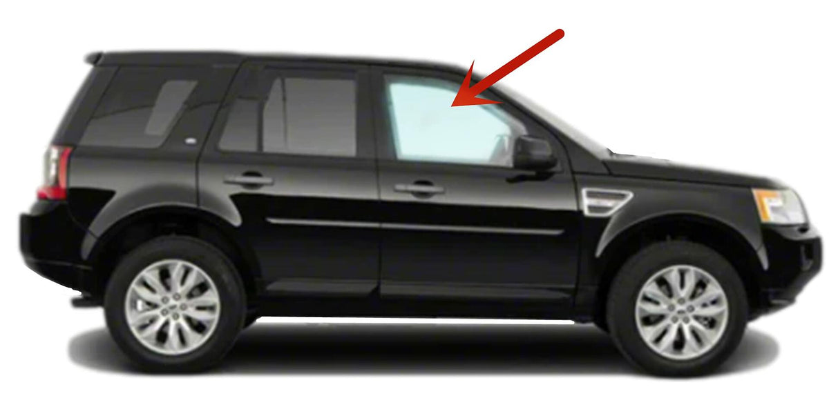 Passenger Right Side Front Door Window Door Glass Compatible with Land Rover LR2 2008-2015 Models
