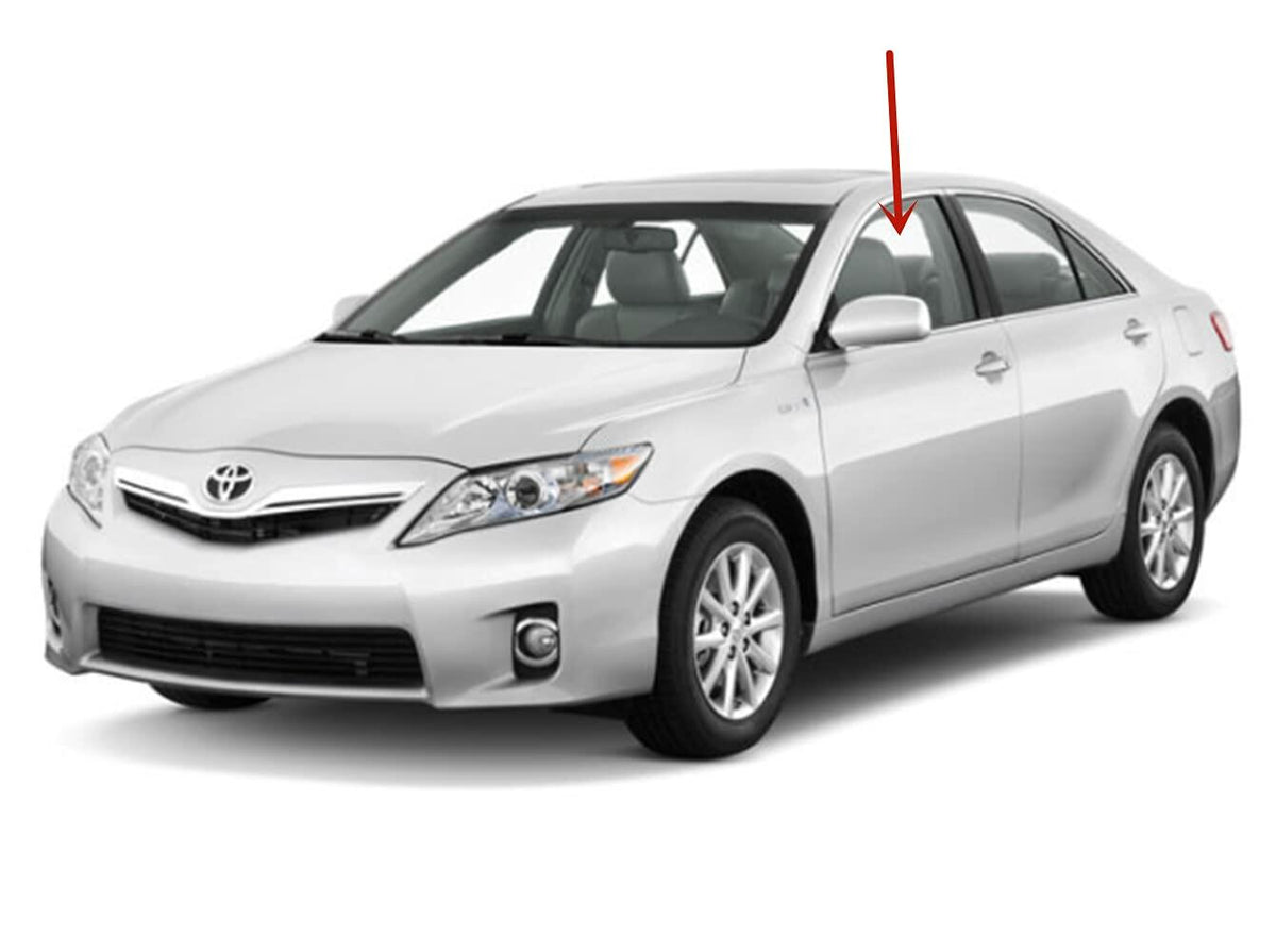 Driver Left Side Front Door Window Door Glass Compatible with Toyota Camry / Camry Hybrid 4 Door Sedan 2007-2011 Japan Built Models