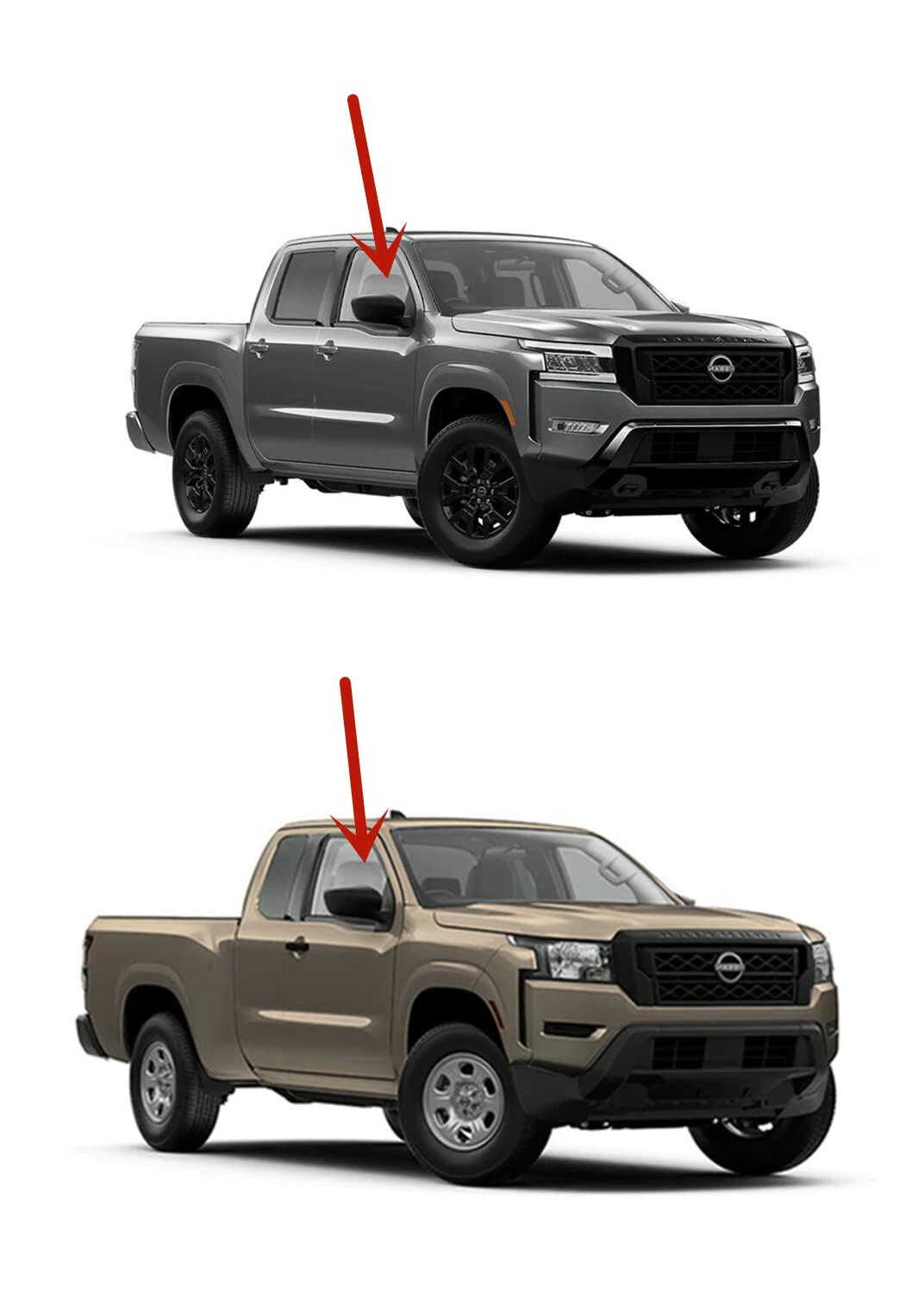 Laminated Passenger Right Side Front Door Window Door Glass Compatible with Nissan Frontier 2022-2026 Model