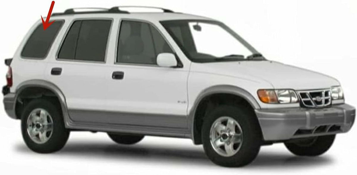Passenger Right Side Quarter Glass Quarter Window Compatible with Kia Sportage 1995-2002 4 Door Models