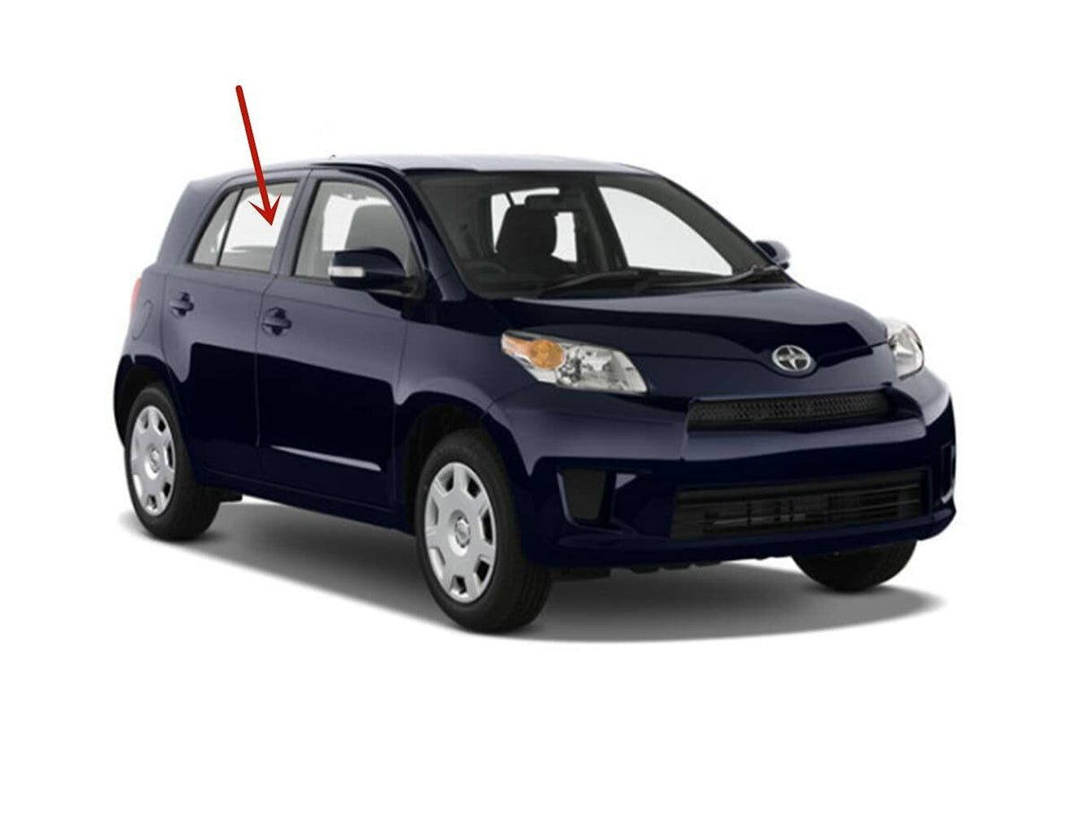 Passenger Right Side Rear Window Glass Compatible with Scion XD 4 Door Hatchback 2008-2014 Models