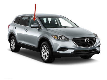 Passenger Right Side Front Door Window Door Glass Compatible with Mazda CX-9 2007-2015 Models