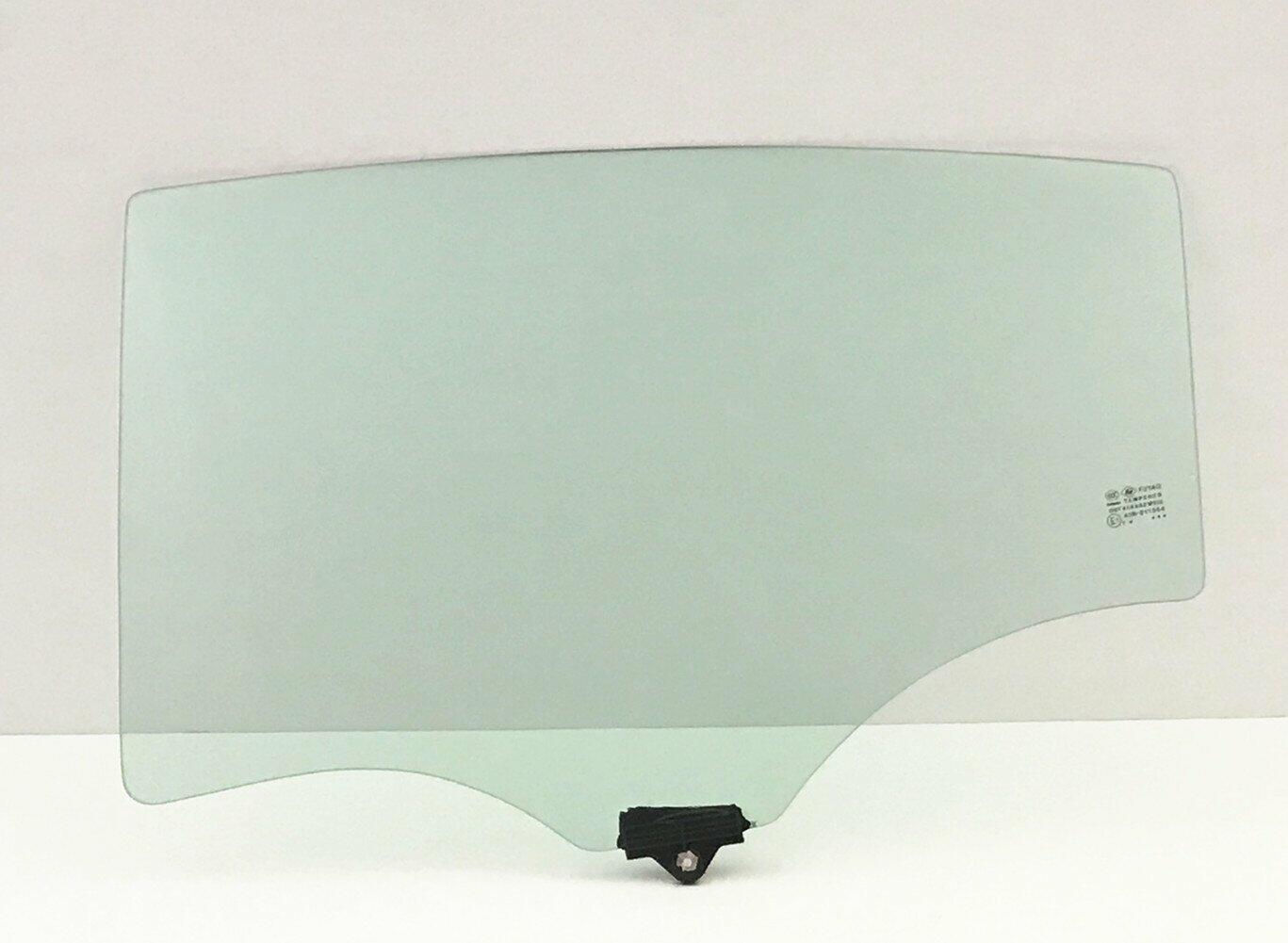 Driver Left Side Rear Door Window Door Glass Compatible with Kia Forte 4 Door Sedan 2014-2018 Models
