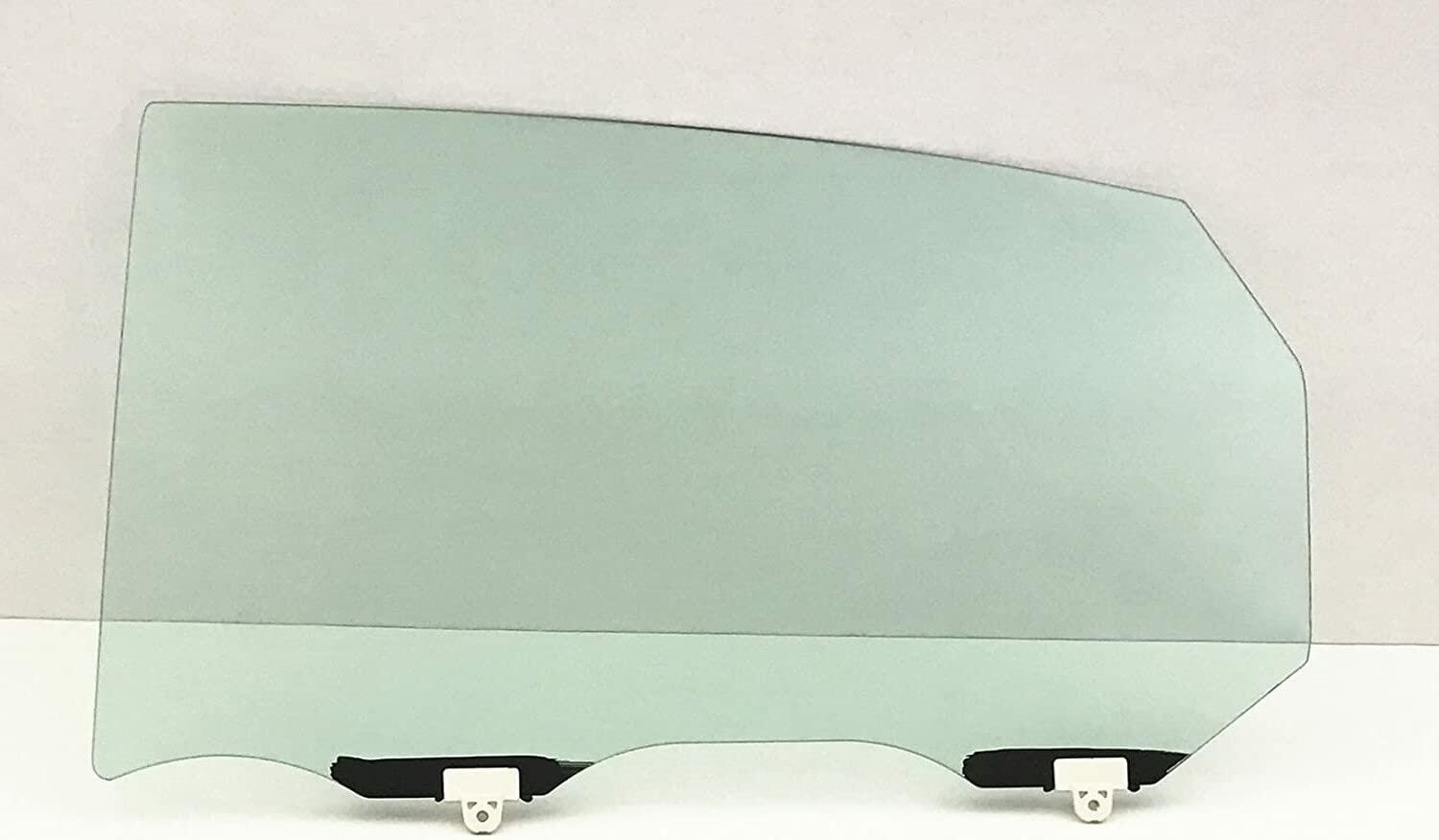 Driver Left Side Rear Door Window Door Glass Compatible with Nissan Sentra 4 Door Sedan 2013-2019 Models