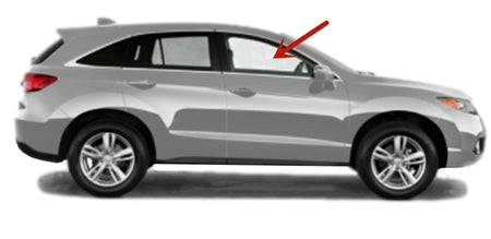 Passenger Right Side Front Door Window Door Glass Compatible with Acura RDX 2013-2018 Models
