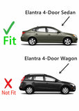 Passenger Right Side Front Door Window Door Glass Compatible with Hyundai Elantra 4 Door Sedan 2007-2010 Models