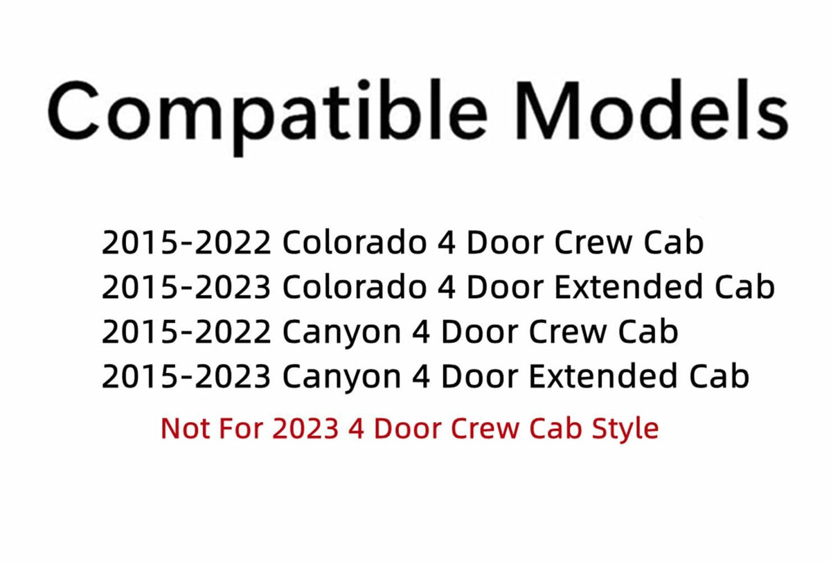 Tempered Driver Left Side Front Door Window Door Glass Compatible with Chevrolet Colorado GMC Canyon All Body Style 2015-2022 / 4-Door Extended Cab 2023 Models