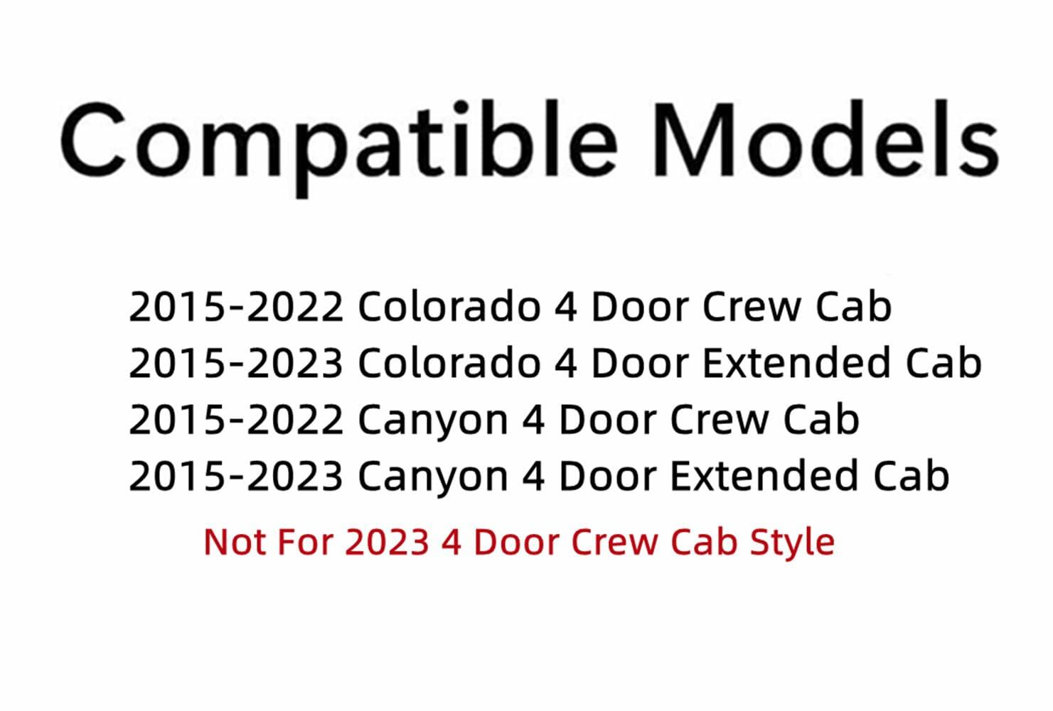 Tempered Driver Left Side Front Door Window Door Glass Compatible with Chevrolet Colorado GMC Canyon All Body Style 2015-2022 / 4-Door Extended Cab 2023 Models