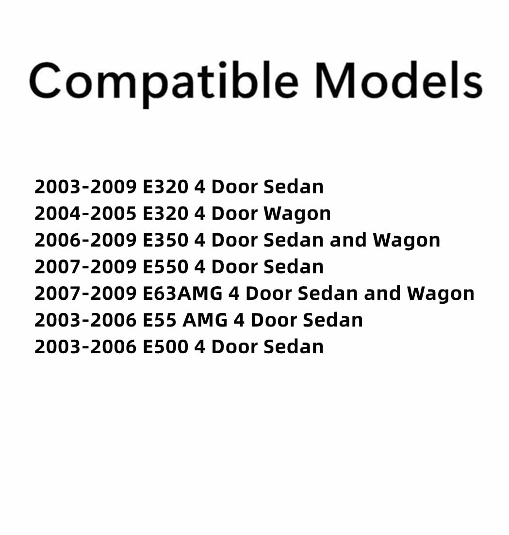 Driver Left Side Front Door Window Door Glass Compatible with Mercedes Benz E320 E350 E500 E550 E55AMG E63AMG 2003-2009 4 Door Sedan / E350 E320 E63AMG 2004-2009 4 Door Wagon Models
