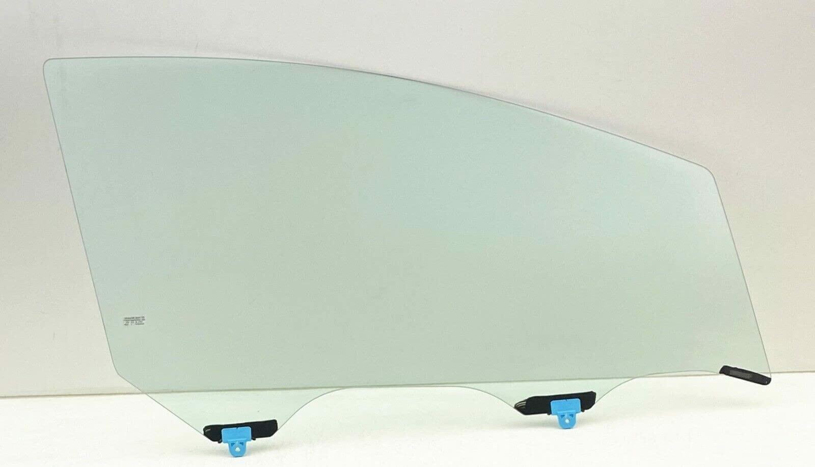 Passenger Right Front Door Window Door Glass Compatible with Nissan Versa Note 4 Door Hatchback 2014-2019 Models