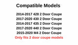 Passenger Right Side Door Window Door Glass Compatible with BMW 428i / 435i / 430i / 440i / M4 2 Door Coupe 2014-2020 Models