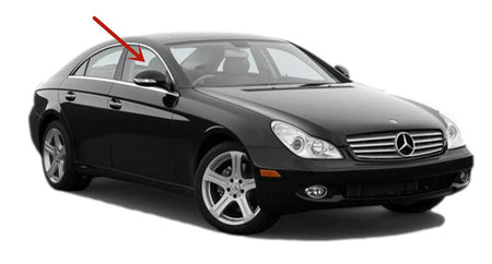 OEM Passenger Right Side Front Door Window Door Glass Compatible with Mercedes Benz CLS500 / CLS550 / CLS55 AMG / CLS63 AMG 2006-2011 Models