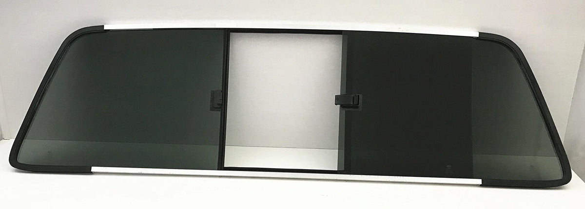 OEM Sliding Back Window Glass Back Slider Compatible with Ford F250/F250HD/F350/F450/F550/F650/F750 1999-2007 Models W/ New Gasket