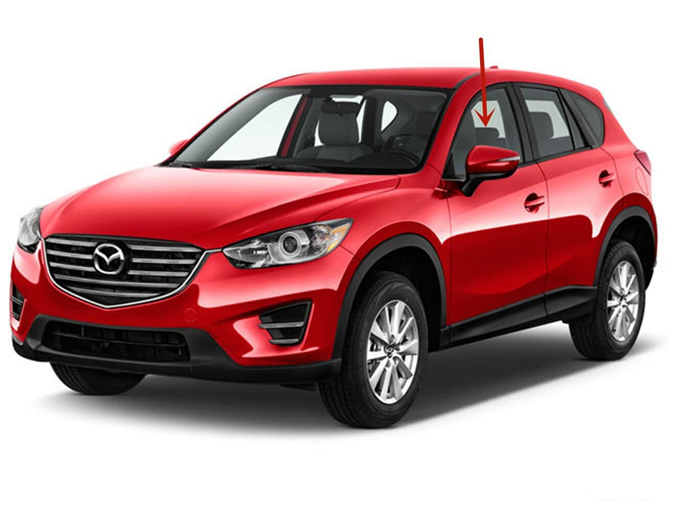 Driver Left Side Front Door Window Door Glass Compatible with Mazda CX-5 2013-2016 Models