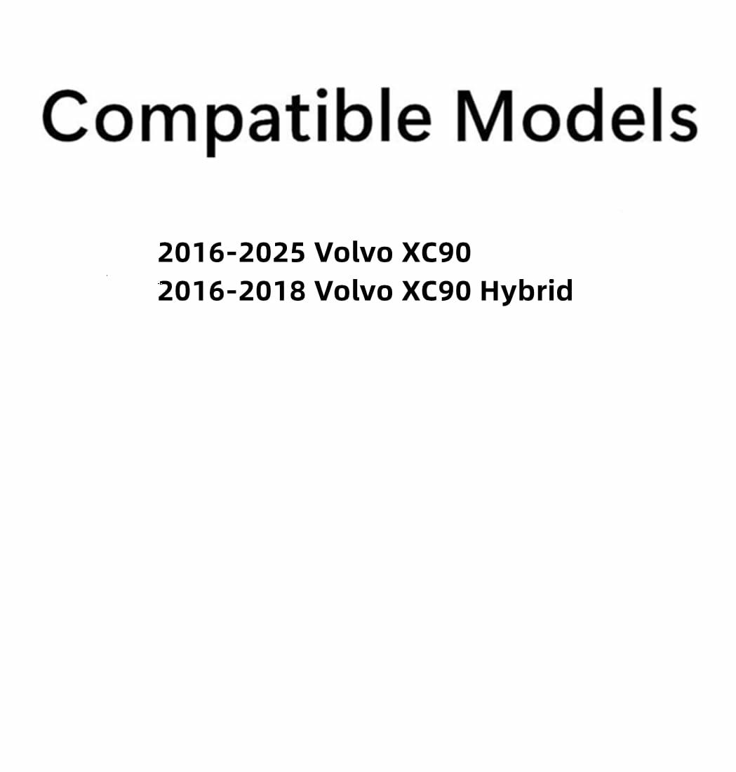 Driver Left Side Rear Door Window Door Glass Compatible with Volvo XC90 2016-2026 Models