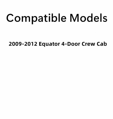 Passenger Right Side Rear Door Window Door Glass Compatible with Suzuki Equator Pickup 2009-2012 4 Door Crew Cab Models