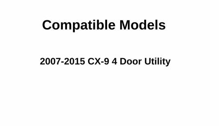 Passenger Right Side Front Door Window Door Glass Compatible with Mazda CX-9 2007-2015 Models