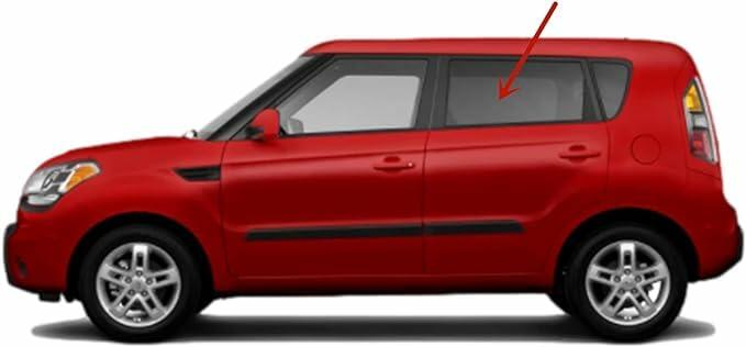 NAGD Factory Privacy Tinted Driver Left Side Rear Door Window Door Glass Compatible with Kia Soul 4 Door Hatchback 2010-2013 Models