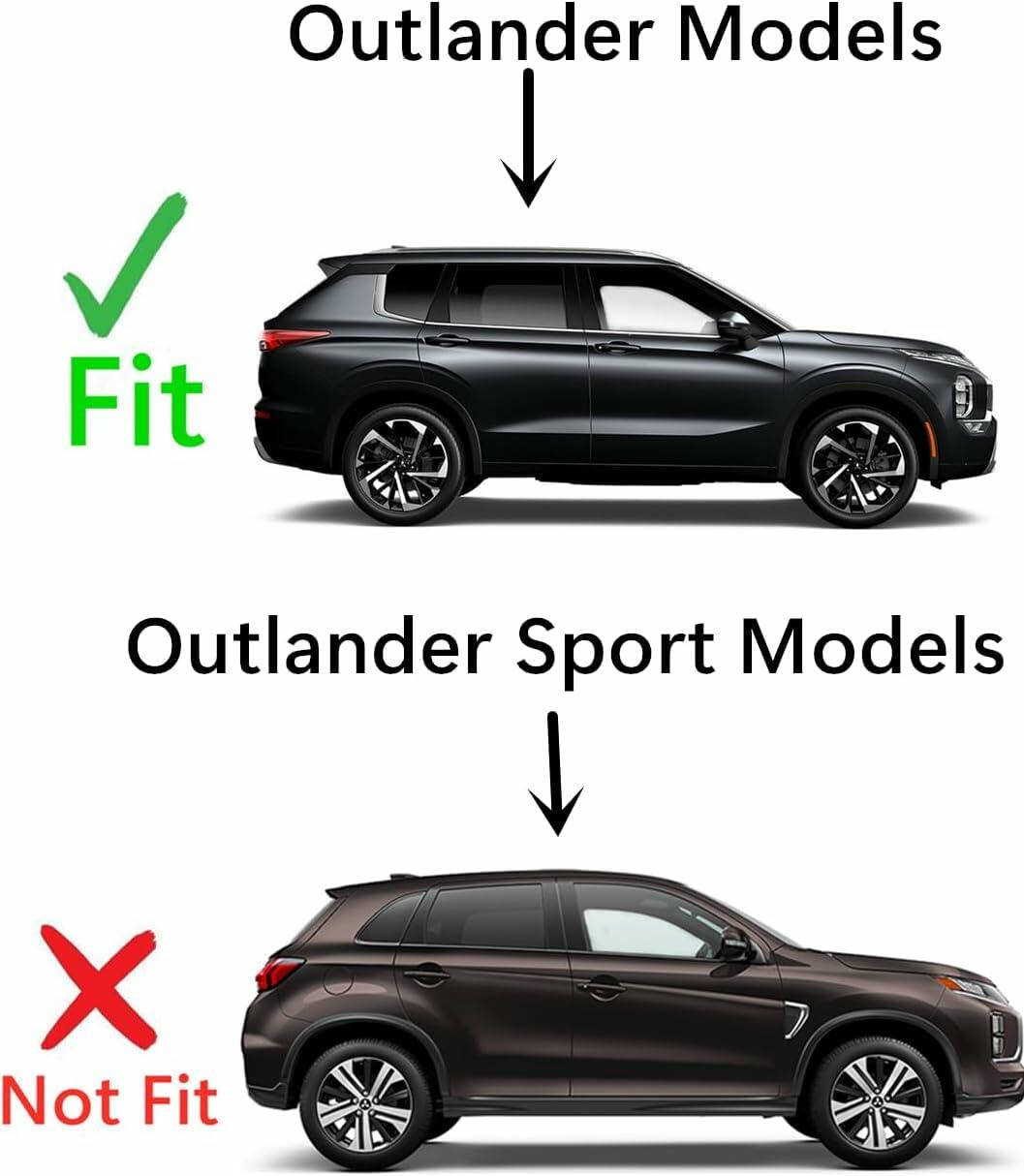 Laminated Passenger Right Side Front Door Window Door Glass Compatible with Mitsubishi Outlander / Outlander PHEV 2022-2025 Models (Not For Outlander Sport)