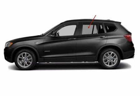 Privacy Driver Left Side Rear Door Window Door Glass Compatible with BMW X3 2013-2017 Models