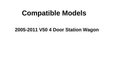 OEM Driver Left Side Rear Quarter Window Quarter Glass W/Antenna Style Compatible with Volvo V50 2005-2011 Models
