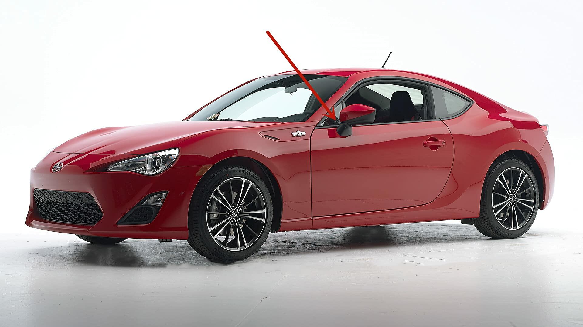 Driver Left Side Front Vent Window Vent Glass Compatible with Subaru BRZ 2013-2021 / Scion FR-S 2013-2016 / Toyota 86 2017-2020 2-Door Coupe Models