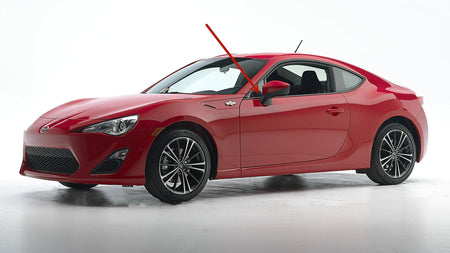 Driver Left Side Front Vent Window Vent Glass Compatible with Subaru BRZ 2013-2021 / Scion FR-S 2013-2016 / Toyota 86 2017-2020 2-Door Coupe Models