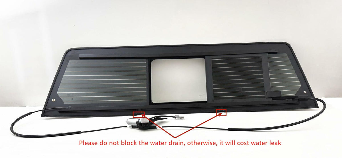 W/Motor Heated Sliding Back Window Glass Back Power Slider Compatible with Ram Pickup 2013-2018 1500 / 2019-2024 1500Classic / 2013-2026 2500 3500 4500 5500 Models