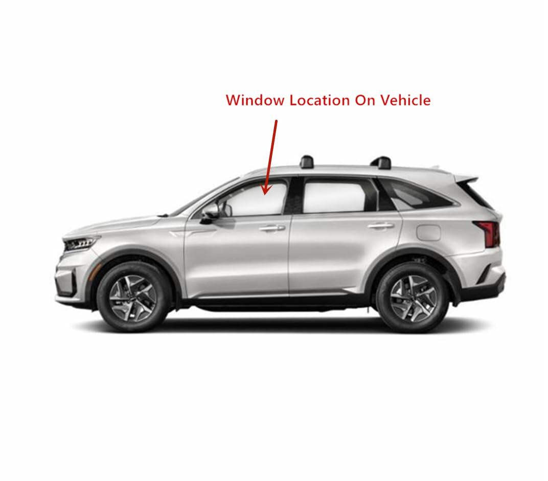 Laminated Driver Left Side Front Door Window Door Glass Compatible with Kia Sorento 2021-2026 Models
