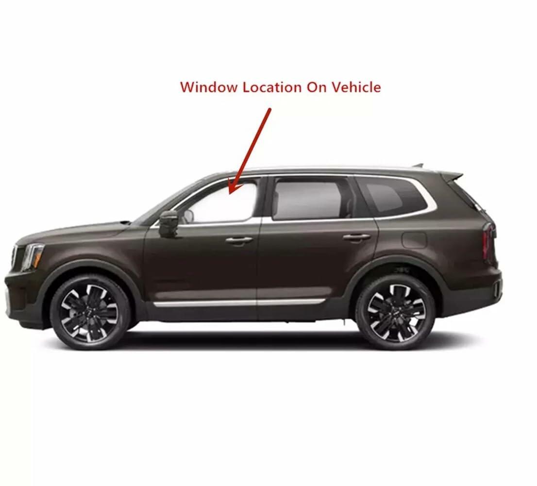 Laminated Driver Left Side Front Door Window Glass Compatible with Kia Telluride 2020-2025 Models