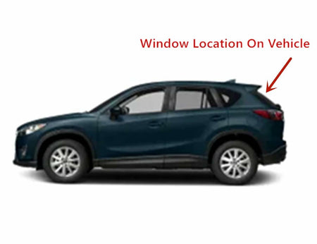 Heated W/ Antenna Rear Back Window Back Glass Compatible with Mazda CX-5 2013-2016 Models