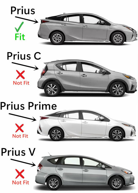 Passenger Right Side Front Vent Window Vent Glass Compatible with Toyota Prius 2016-2022 Models