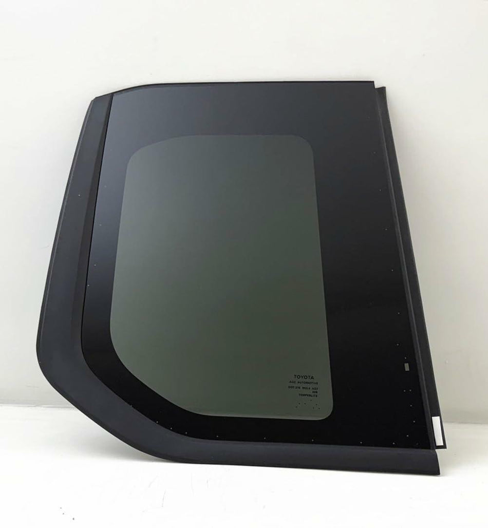 OEM Passenger Right Side Quarter Window Quarter Glass Compatible with Toyota Tacoma Pickup 2-Door Extended Cab 2024-2025 Models
