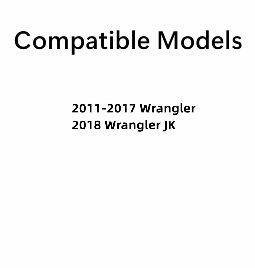 Heated Back Tailgate Window Back Glass Compatible with Jeep Wrangler 2011-2017/Jeep Wrangler JK 2018 Models
