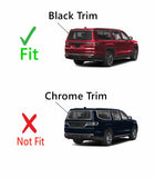 Black Trim Heated Rear Back Tailgate Liftgate Window Glass Compatible with Jeep Wagoneer / Wagoneer L / Grand Wagoneer / Grand Wagoneer L 2022-2026 Models