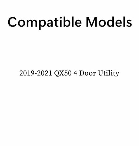 Tempered Passenger Right Side Front Door Window Door Glass Compatible with Infiniti QX50 2019-2021 Models