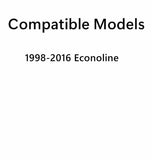 Tempered Movable Style Passenger Right Side Sliding Door Window Door Glass Compatible with Ford Econoline 1998-2016 Models