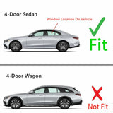 Laminated Driver Left Side Rear Door Window Door Glass Compatible with Mercedes Benz E-Class E200 E350 E450 E53AMG 4-Door Sedan 2024-2025 Models