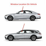 Tempered Driver Left Side Front Door Window Door Glass Compatible with Mercedes Benz E300 E43AMG 2017-2019 / E350 2020-2023 / E53AMG 2019-2023 / E400 E450 E63AMG 2017-2023 4 Door Models