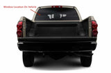 Flush Fit Manual Back Slider Window Back Glass Compatible with Dodge Ram Pickup 1500 2002-2008 & 2500 3500 2003-2009 & 4500 5500 2006-2009 & 3500Cab/Chs 4500Cab/Chs 5500Cab/Chs 2010 Models