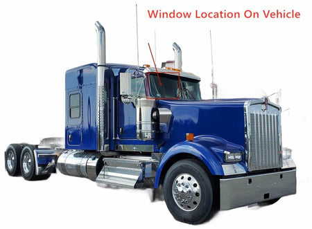 Laminated Passenger Right Side Front Windshield Window Glass Compatible with Kenworth C500 W900 2006-2024 / T170 T270 T300 T440 T470 T600 T660 2006-2018 / T370 T800 2006-2022