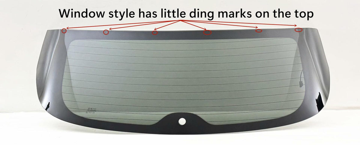 W/ Ding Mark Style Heated Rear Back Tailgate Liftgate Window Back Glass Compatible with Buick Encore 2013-2022 Models (Not For Encore GX)